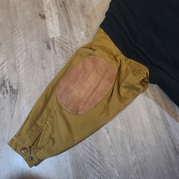 Vintage 90's Nautica Jacket Navy Blue/Brown Elbow Pads Size Extra Large - Picture 7 of 7